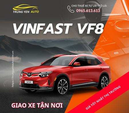Thuê xe tự lái Vinfast VF8